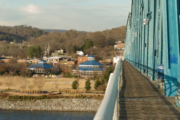 Pedestrian Bridge over the Tennessee River n Chattanooga, Tennessee