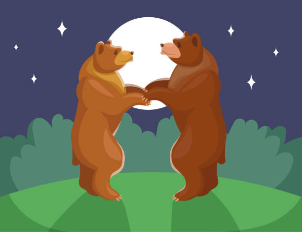 Ilustración de Dos Osos Bailando A La Luz De La Luna y más Vectores Libres de Derechos de Oso - Oso, Parejas, Animal - iStock Ilustración de Dos Osos Bailando A La Luz De La Luna y más Vectores Libres de Derechos de Oso - Oso, Parejas, Animal - iStock