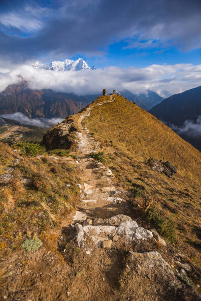 istock Way to Edmund Hillary Monument, Nepal 1321420731