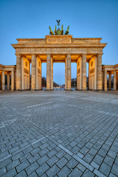 istock The Brandenburg Gate in Berlin at dawn 1321421420
