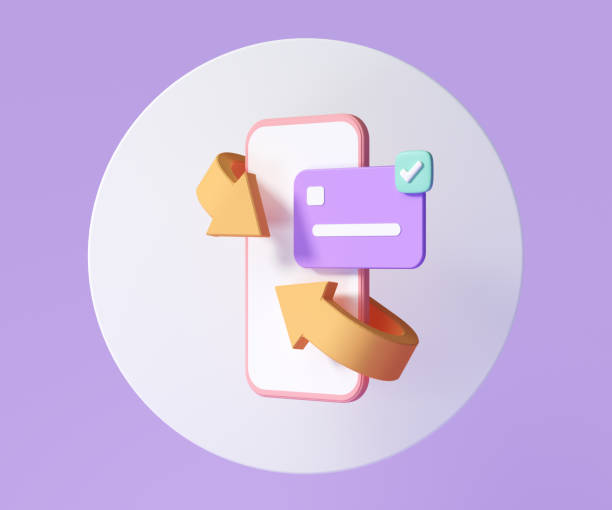 istock Mobile Cashback and money refund icon concept. Wallet, dollar bill and coin stack, online payment on pink background. 3d render illustration 1321426525