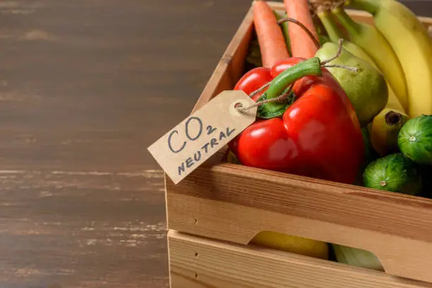 Photo of Local vegetables with carbon label