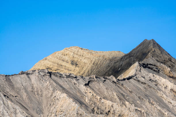 istock Bromo mountain crater near Batok volcano. 1321437757