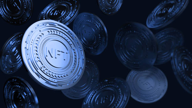 NFT non fungible token background NFT non fungible token background non fungible token photos stock pictures, royalty-free photos & images