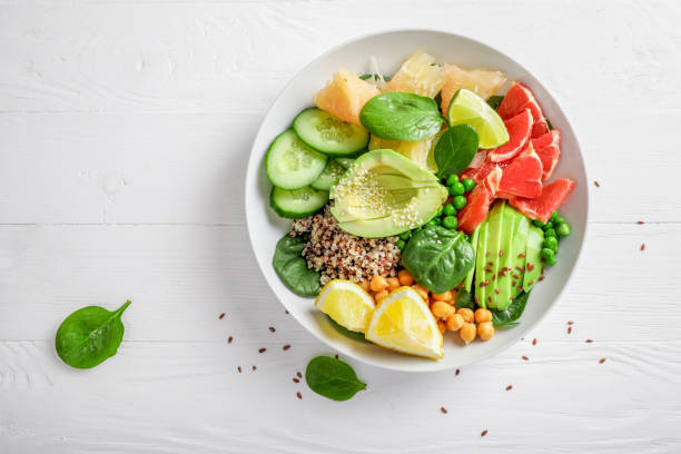 istock Healthy and nutritious vegetarian lunch 1321448102