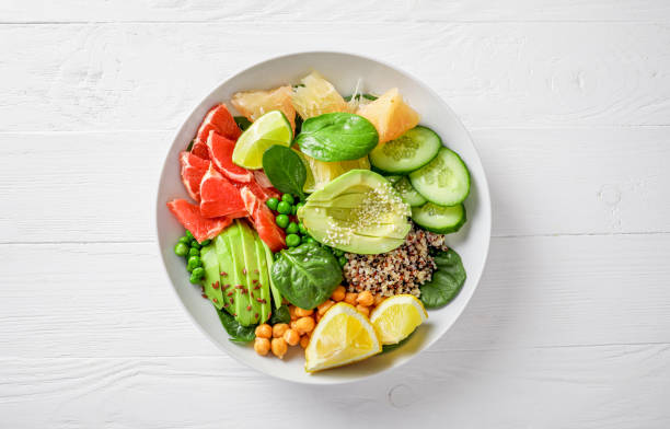 istock Healthy and nutritious vegetarian lunch 1321448105