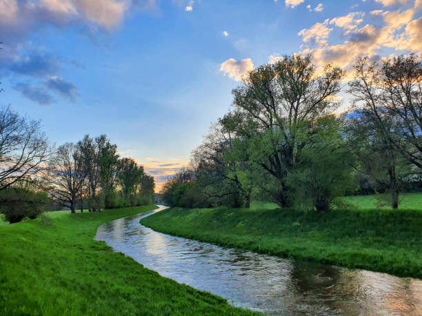 istock scenic panorama view of natural landscape under a cloudy sky 1321451013