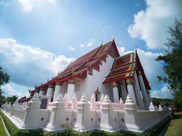 istock Ancient temple at Wat Mongkhon Bophit ,Thai Buddhist ancient temple in Phra Nakhon Si Ayutthaya Province, central Thailand 1321454762