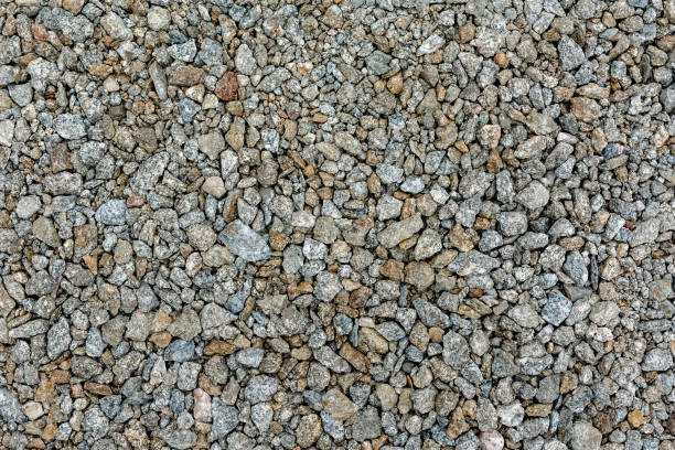 istock Coarse and fine gravel and crushed stone as a road surface. 1321458763