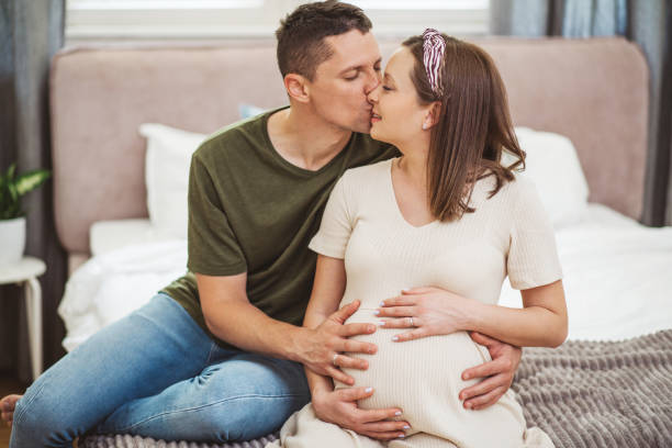 istock Young couple waiting for baby 1321473919