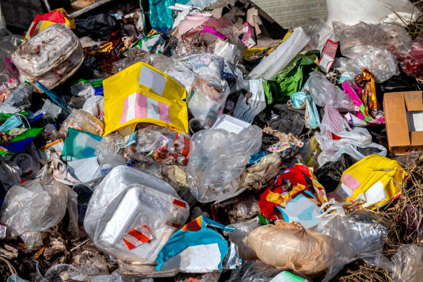 istock pile plastic garbage, trash waste many, lots of plastic waste, pollution waste 1321478077