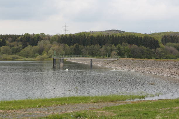 istock View of the Krombach dam in the Westerwald 1321479880
