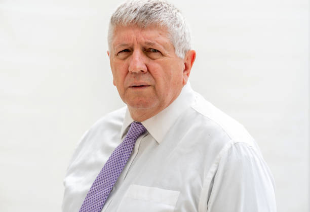 istock Senior Caucasian man portrait 1321484378