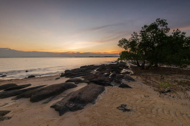 Wonderful Sunset at Batam Bintan Island Indonesia