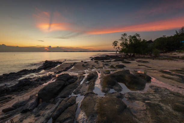 istock Wonderful Sunset at Batam Bintan Island Indonesia 1321489879