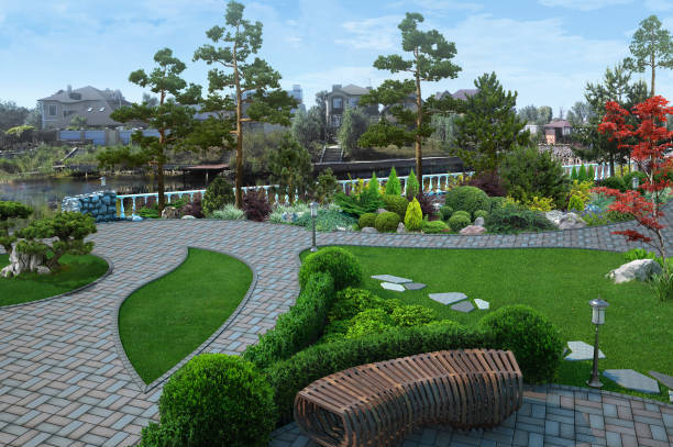 Three-dimensional gardening and landscaping visualization