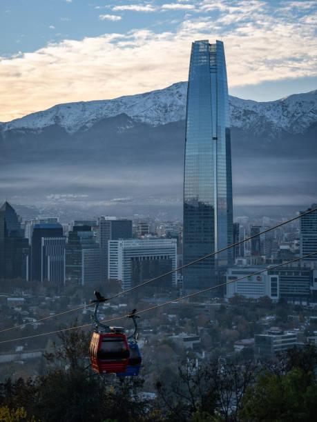 istock Santiago de Chile on an autumn dawn 1321498017