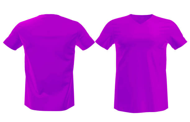 istock Purple t-shirt mockup 1321499141