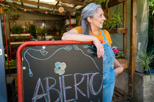 istock Plant nursery owner portrait 1321505654