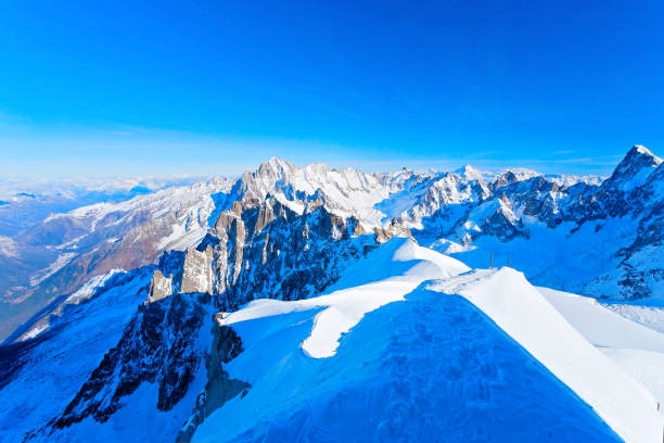 Aiguille du Midi, Mont Blanc, Haute-Savoie, Frankreich Aiguille du Midi, Mont Blanc, Haute-Savoie, Frankreich aiguille de midi photos stock pictures, royalty-free photos & images