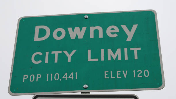 istock Downey California Public Welcome Sign 1321519490