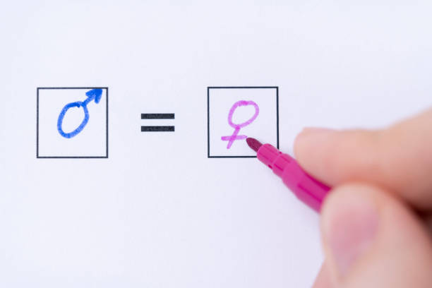 istock Women's rights are equal to men's. Gender Equality Concept 1321533552