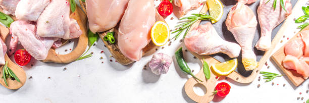 istock Various raw chicken meat portions 1321541648
