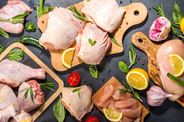 istock Various raw chicken meat portions 1321541672
