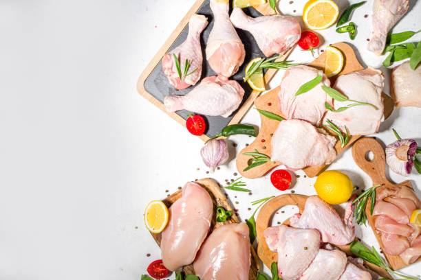 istock Various raw chicken meat portions 1321541933