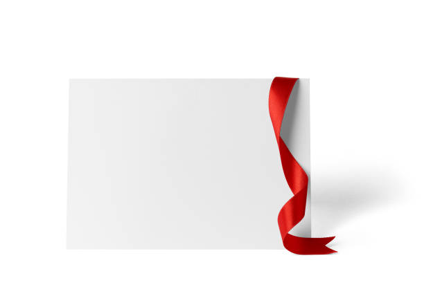 istock folded leaflet red ribbon bow paper template book desktop calendar 1321542110