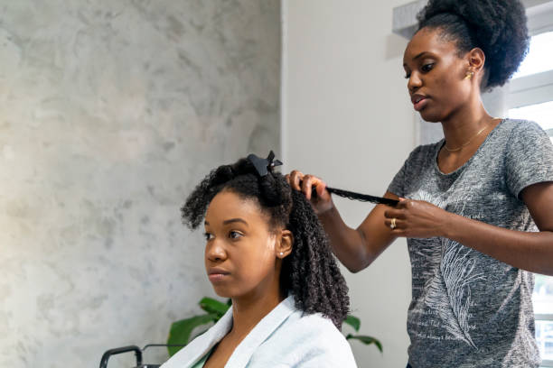 istock Hair stylist in Brazil. 1321546032