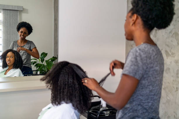 istock Hair stylist in Brazil. 1321546741