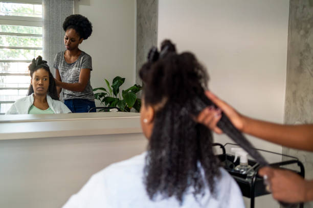istock Hair stylist in Brazil. 1321546773