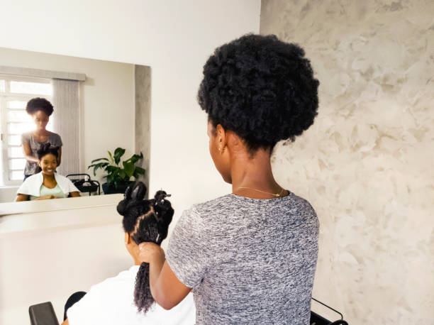 istock Hair stylist in Brazil. 1321548709