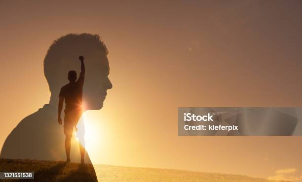 Winner Stock Photo - Download Image Now - Confidence, Contemplation, Multiple Exposure