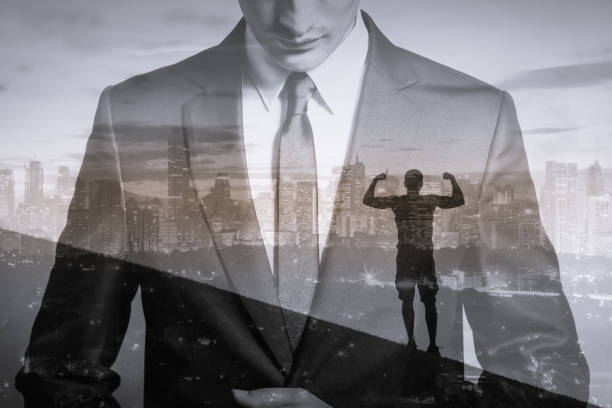 istock Successful businessman. Success, achievement concept. 1321552304