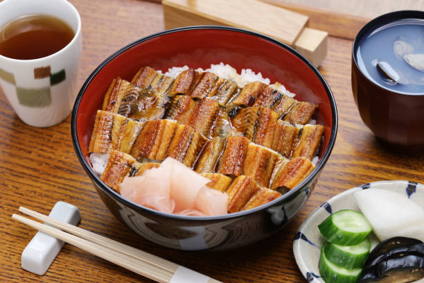 istock Anagodon, rice bowl with grilled conger eel, japanese food 1321554112