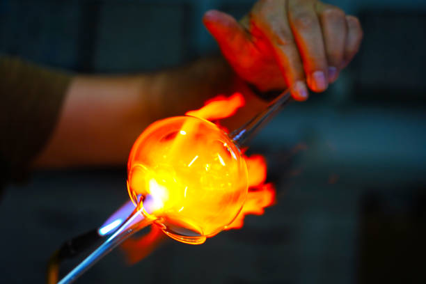 istock The Art Of Glass Blowing 1321561009