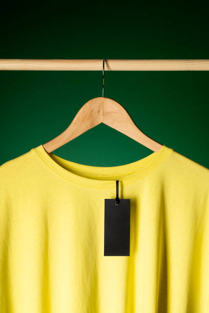 istock T-shirt mockup on wooden hanger 1321562788