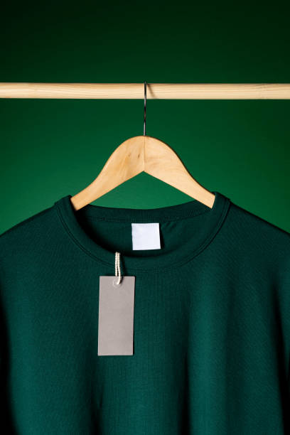 istock T-shirt mockup on wooden hanger 1321563887