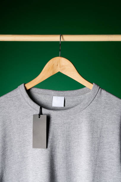 istock T-shirt mockup on wooden hanger 1321564284