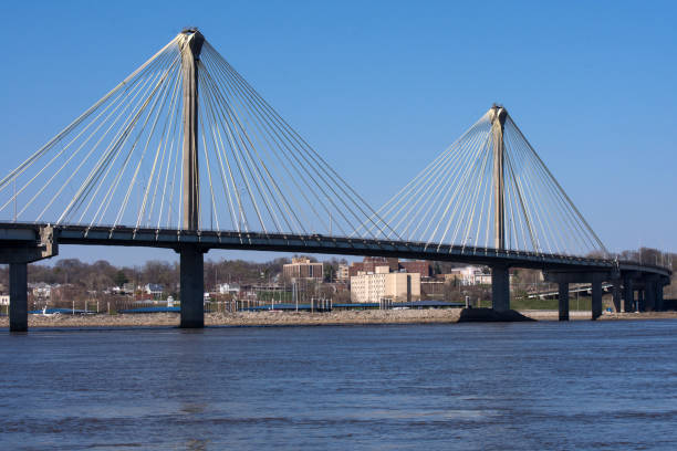 istock Great River Road - Clark Bridge at Alton Illinois 1321568328
