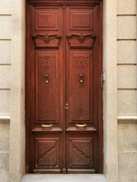 istock Front Door of a Beautiful old House 1321574691