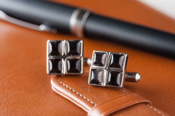 istock shiny cufflinks with gemstones 1321586240