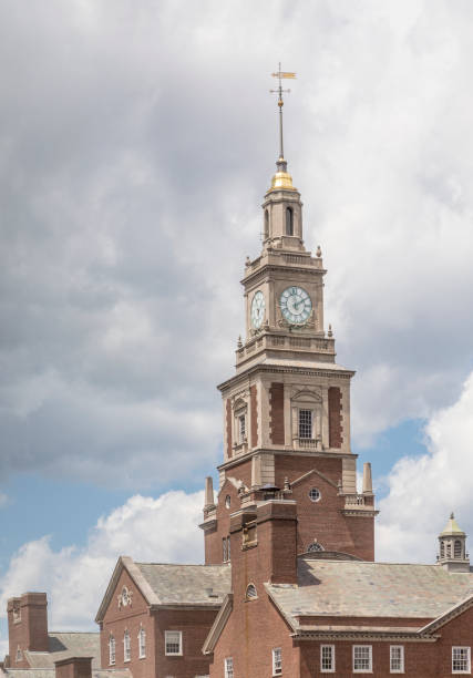 istock Clock tower of the county courthouse in Providence, Rhode Island. 1321589777