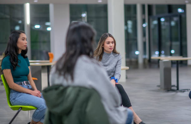 istock Mental health group discussion 1321603077