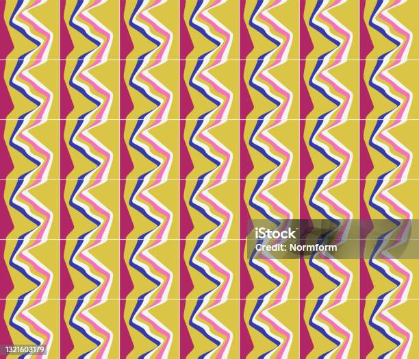 Simple Geometric Pattern Design With Basic Geometry Forms Stock ...