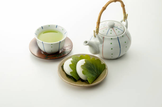 Image shooting of Japanese sweets called Kashiwamochi