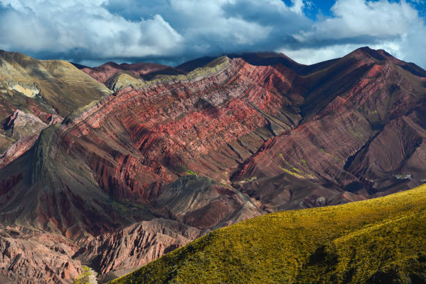 istock Jujuy's geological textbook landscape 1321614594