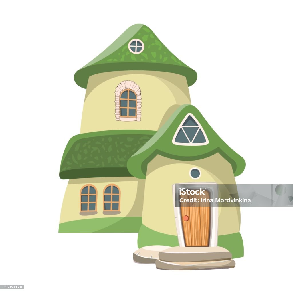 Ngôi Nhà Cổ Tích Hài Hước Bị Cô Lập Nơi Ở Của Gnome Hình Minh Họa ...